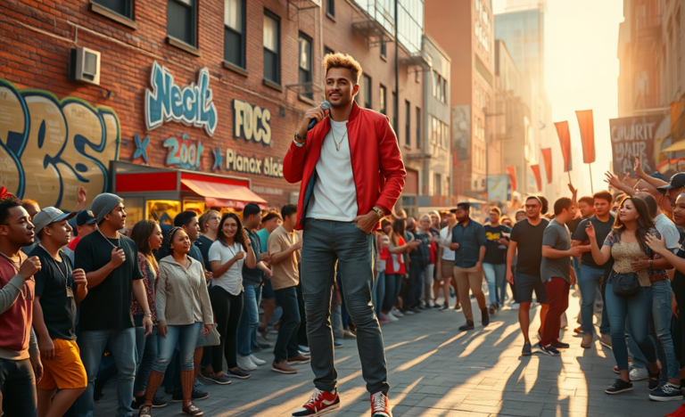 Cover image of Wyclef Jean's song 'Instant Request' showcasing his blend of pop and hip-hop.