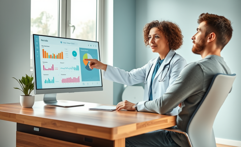Image representing immediate access to health test results