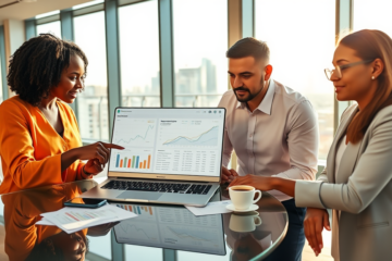 A person reviewing mortgage options to find low rates and save money.