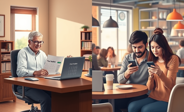 Illustration explaining fixed and variable installments in loans