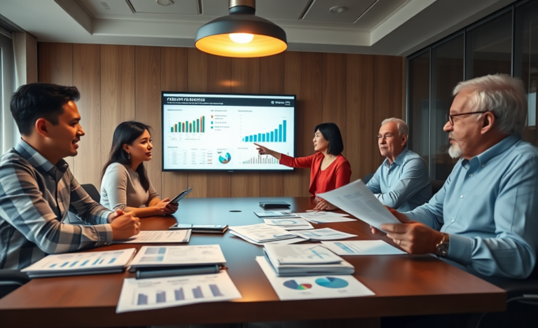 A person analyzing documents to evaluate a credit company’s credibility.