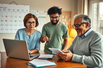 A person calculating their budget to adjust payments and deadlines effectively.