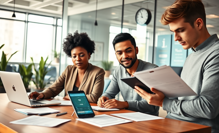 A person reviewing loan documents online for quick approval
