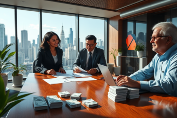 Illustration depicting the flow of money in the economy and the lending process of commercial banks.