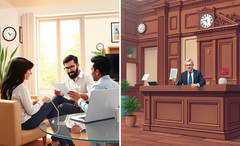 A digital illustration comparing online loans with traditional loans, highlighting the differences in application processes and approval speeds.