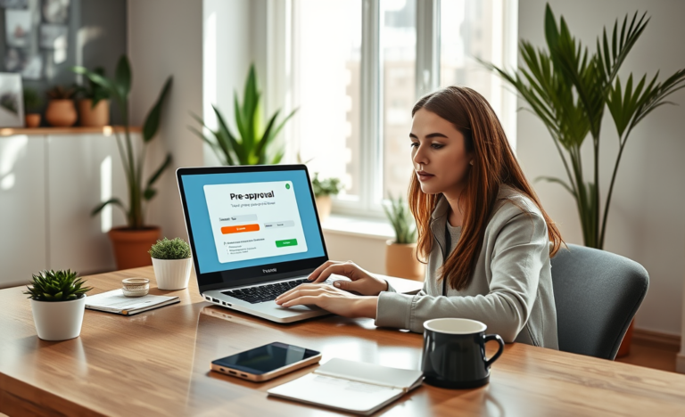 An illustration of the pre-approval process in digital platforms, showcasing how users can receive instant loan eligibility feedback.