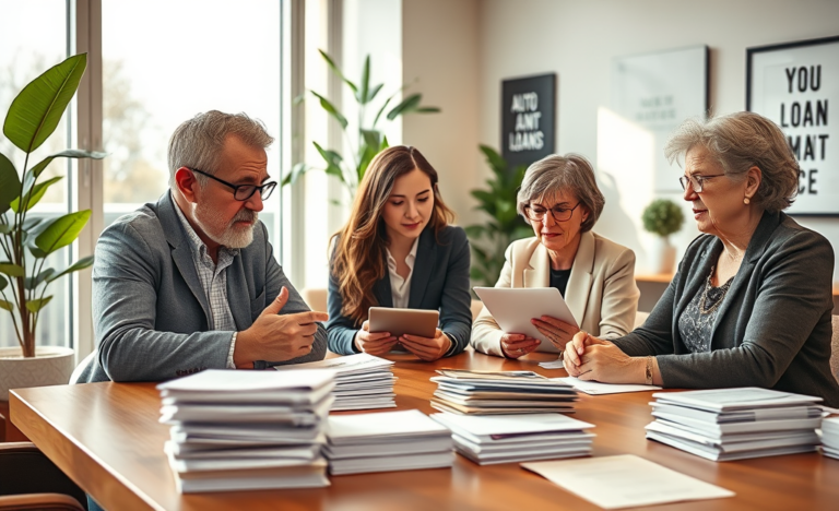 A visual guide to different loan types suitable for various financial profiles.